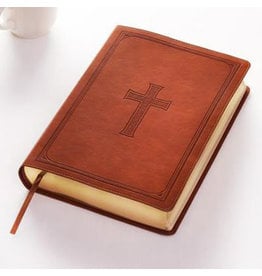 Giant Print Bible Brown Leathersoft