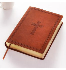 Super Giant Print Bible Brown Leathersoft