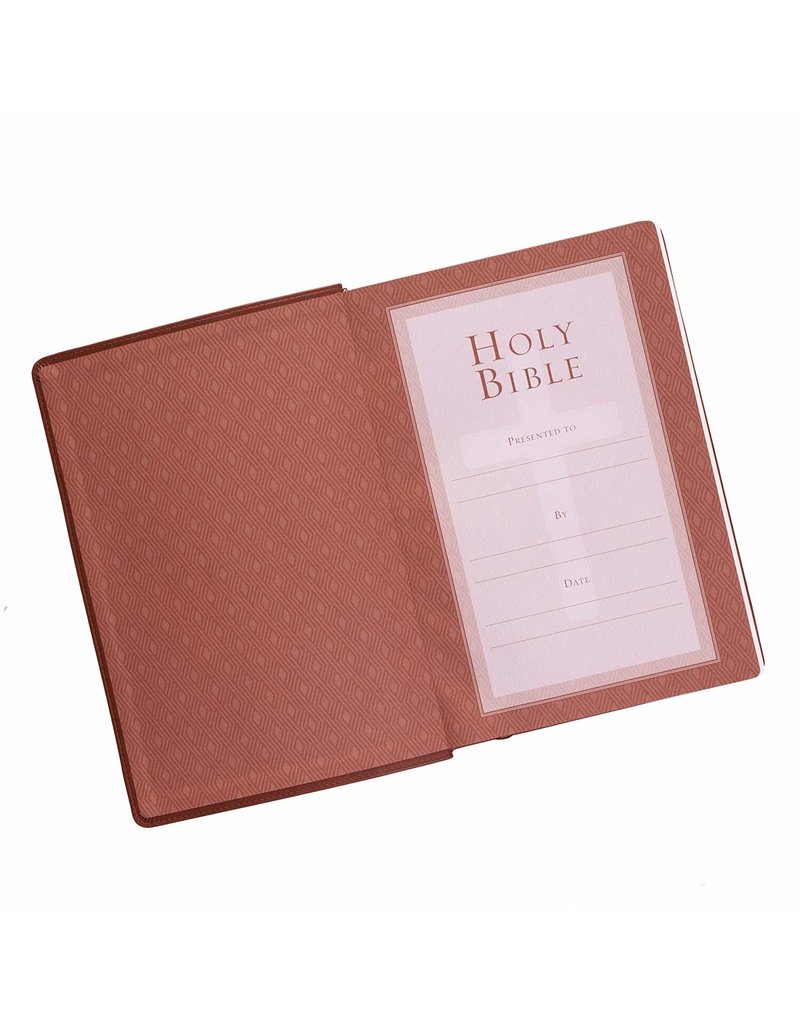 Super Giant Print Bible Brown Leathersoft