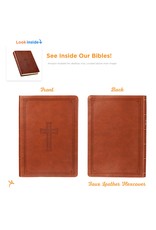 Super Giant Print Bible Brown Leathersoft