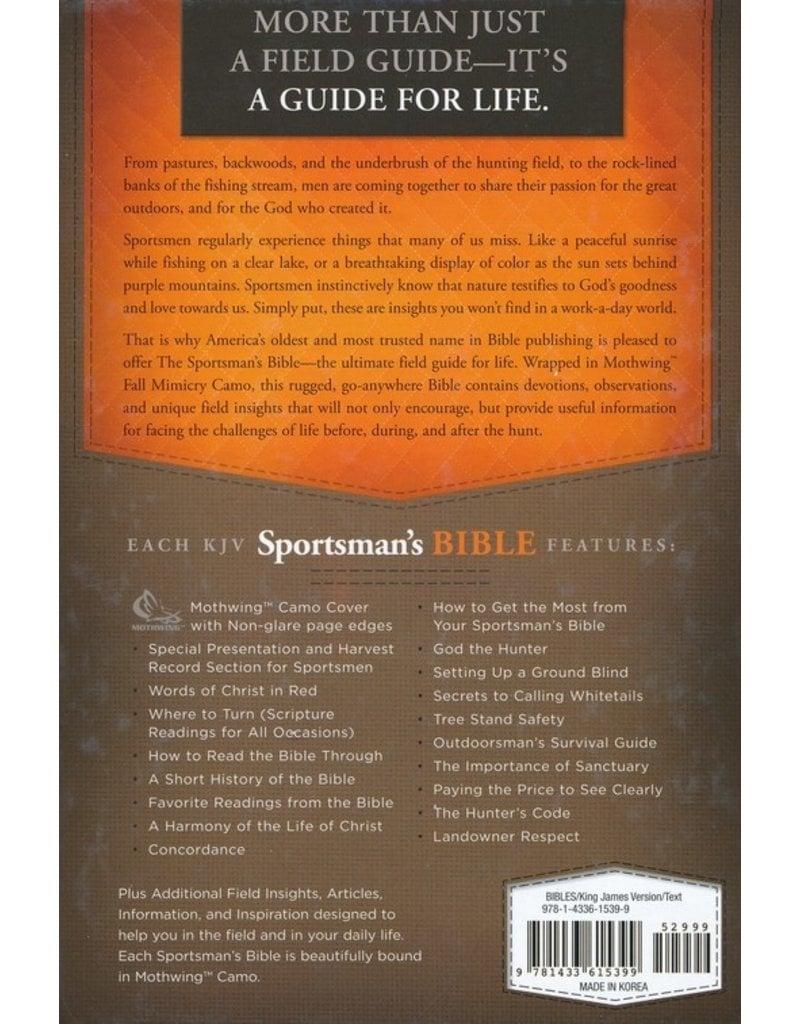 Sportsman's Bible Large Print Leathertouch