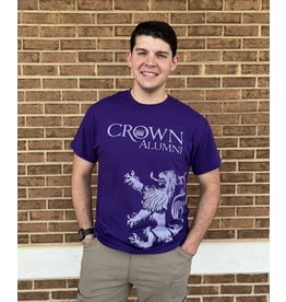 Crown Alumni Shirt Unisex Purple