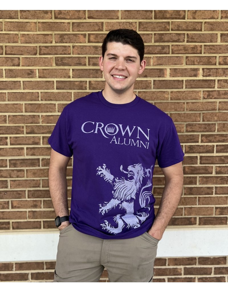 Crown Alumni Shirt Unisex Purple