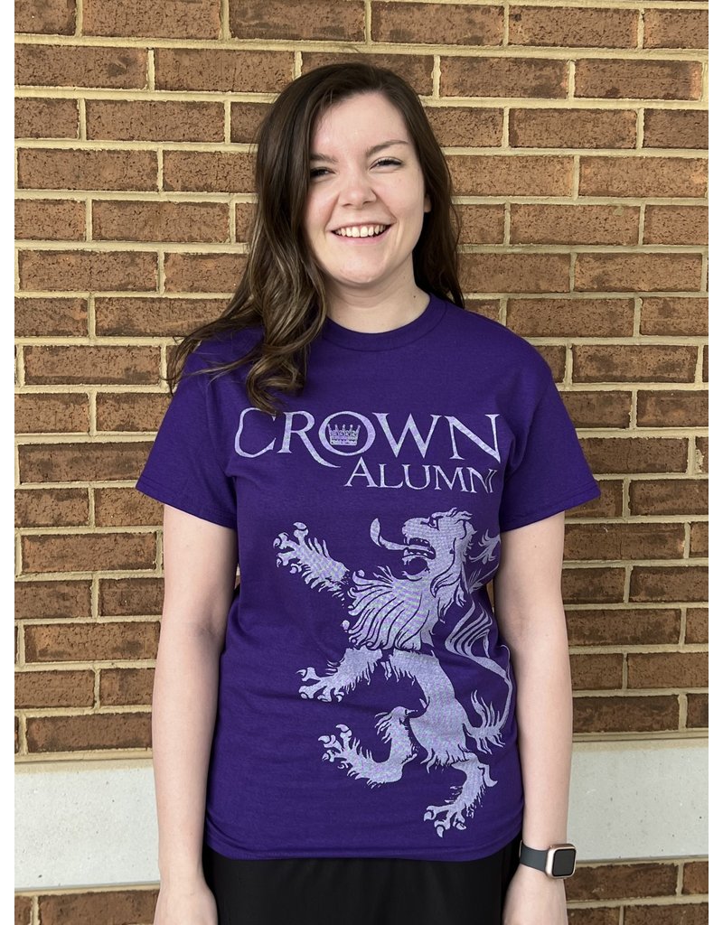 Crown Alumni Shirt Unisex Purple