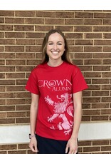 Crown Alumni Shirt Unisex Cherry Red