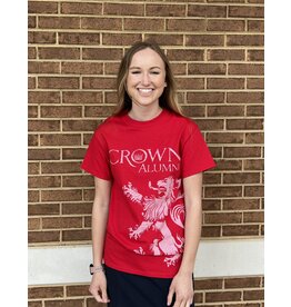 Crown Alumni Shirt Unisex Cherry Red
