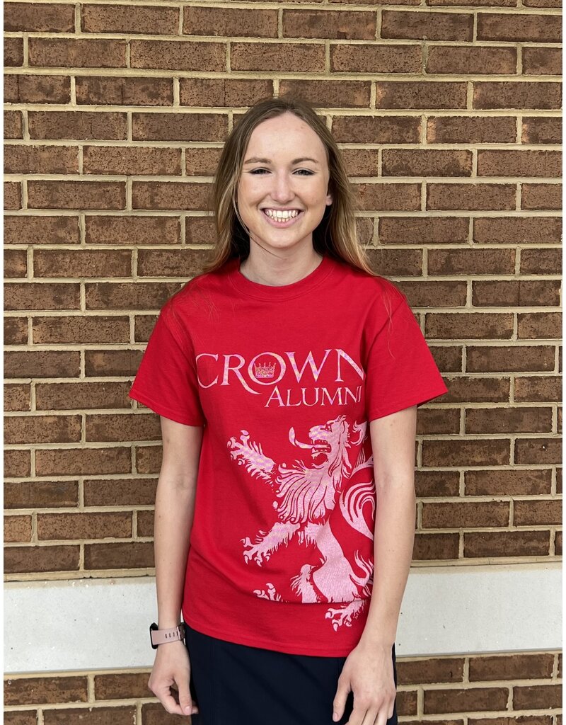 Crown Alumni Shirt Unisex Antique Cherry Red