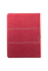 With God All Things Are Possible Fuchsia Pink Faux Leather Handy-sized Journal - Matthew 19:26