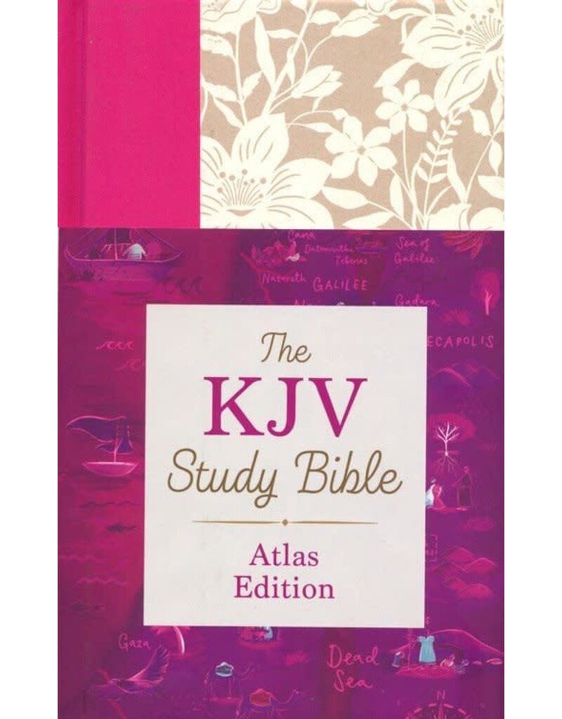 KJV Study Bible  Atlas Edition Wildflower Bouquet Indexed
