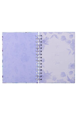 Purple Posies It Is Well With My Soul Large Wirebound Journal