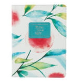 Shine Your Light Orange Blossoms Handy-size Faux Leather Journal