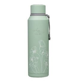 Mercy Hazy Teal Stainless Steel Water Bottle