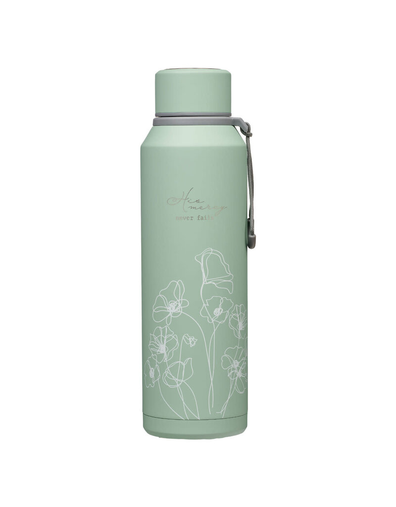 Mercy Hazy Teal Stainless Steel Water Bottle