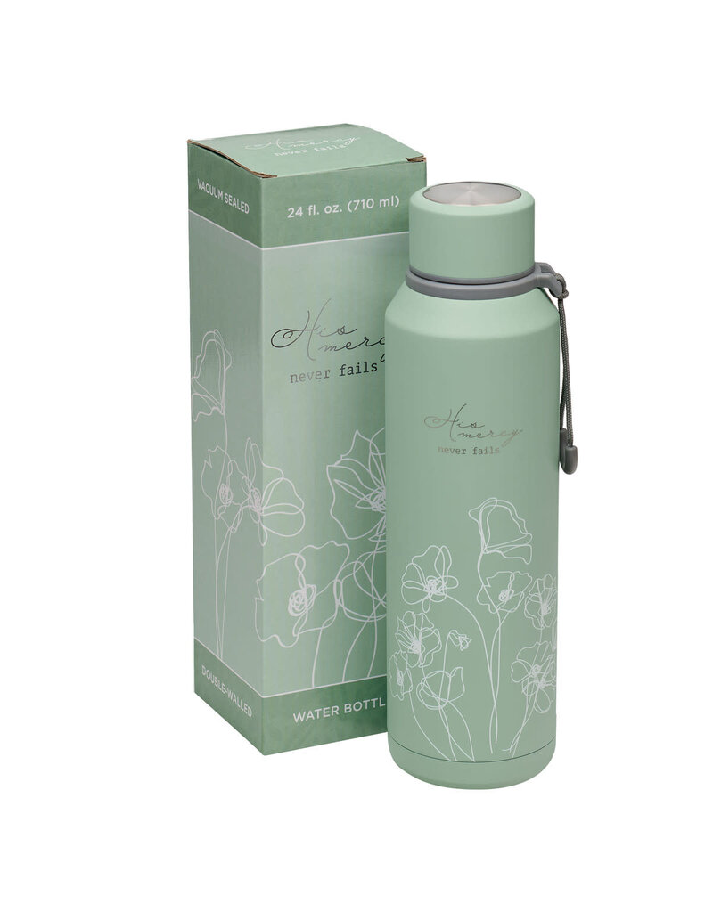 Mercy Hazy Teal Stainless Steel Water Bottle