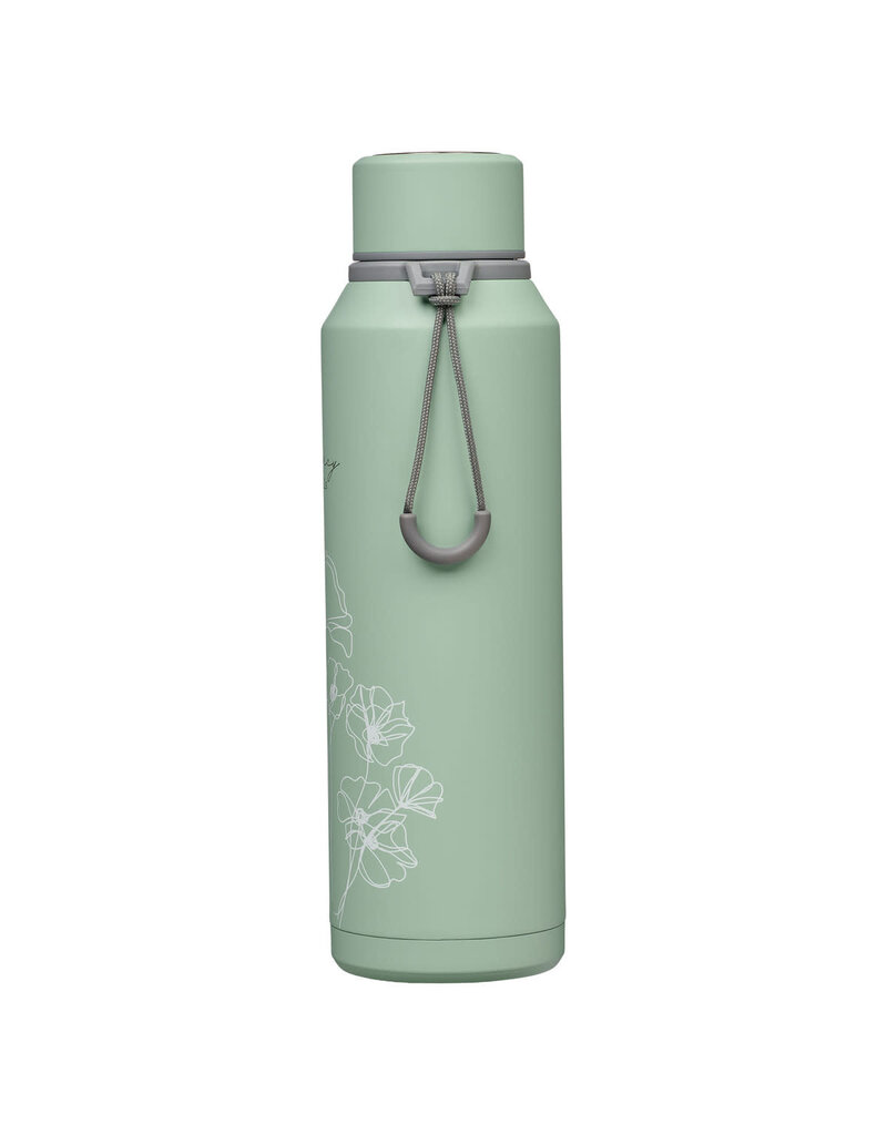 Mercy Hazy Teal Stainless Steel Water Bottle