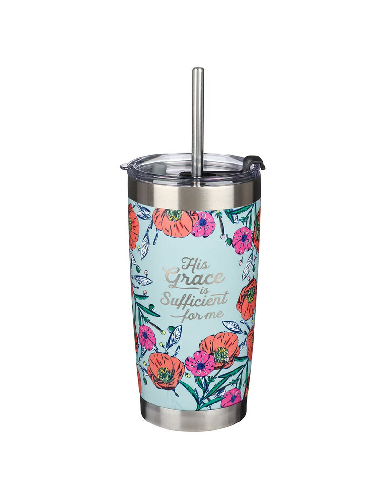 His Grace is Sufficient Travel Mug Stainless Steel