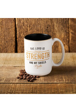 The Lord is my Strength Psalm 28:7 Mug