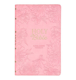 Blossom Pink Faux Leather Gift Edition King James Version Bible