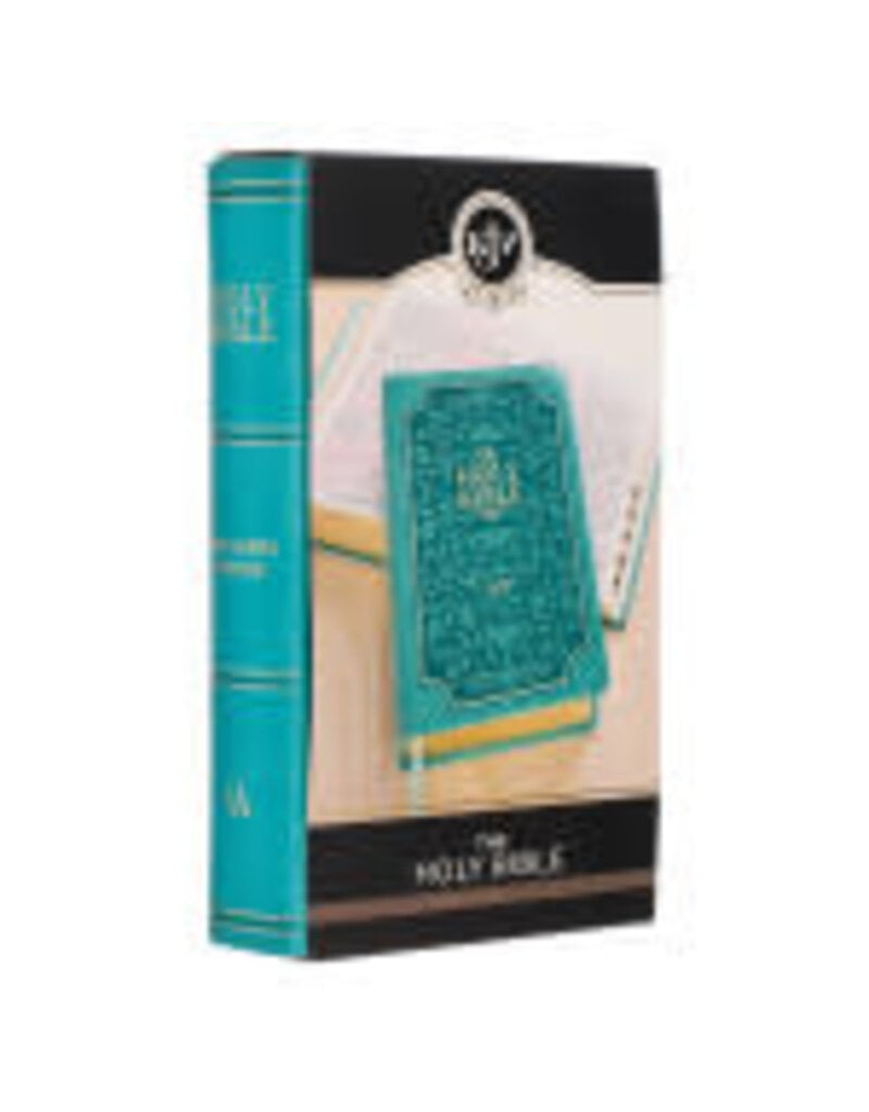 Teal Faux Leather Giant Print Standard-size King James Version Bible with Thumb Index