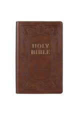 Giant Print Standard Bible Dark Brown Leathersoft Thumb Indexed