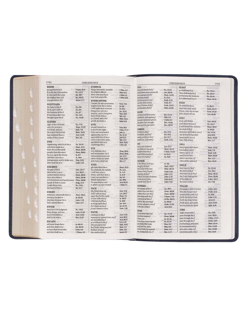 Giant Print Standard Bible Dark Brown Leathersoft Thumb Indexed