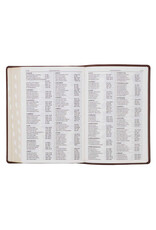 Super Giant Print Bible Brown Leathersoft