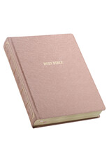 Pearlescent Mauve Faux Leather Hardcover Large Print KJV Note-taking Bible