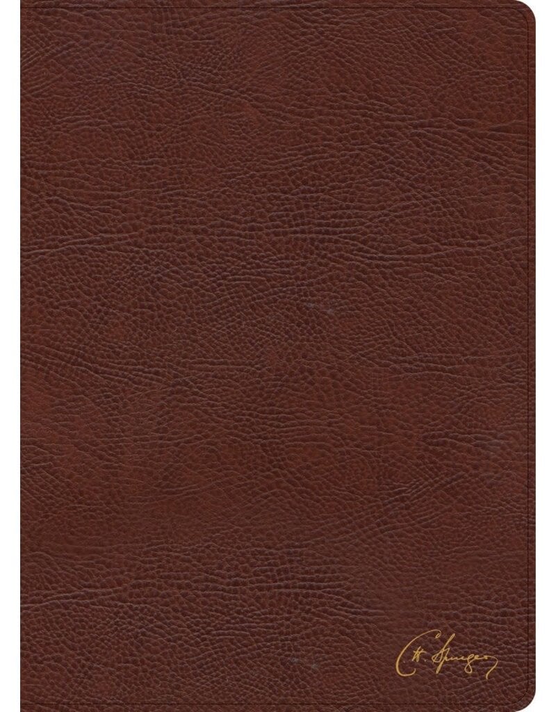 Holman Spurgeon Study Bible Brown Bonded Leather