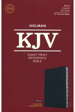 Giant Print Reference Bible Charcoal Leathertouch