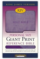 Personal Size Giant Print Reference Bible Violet Lilac Flexisoft