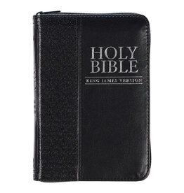 Pocket Zipper Bible Black
