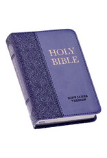 Purple Faux Leather KJV Mini Pocket Bible
