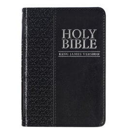 Black Faux Leather KJV Pocket Bible