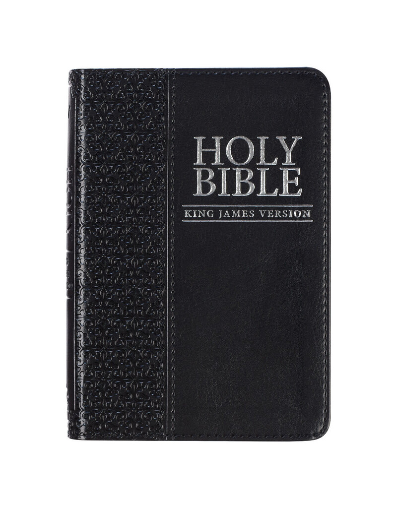 Black Faux Leather KJV Pocket Bible