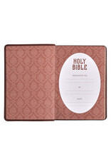 Compact Bible Dark Brown Leathersoft