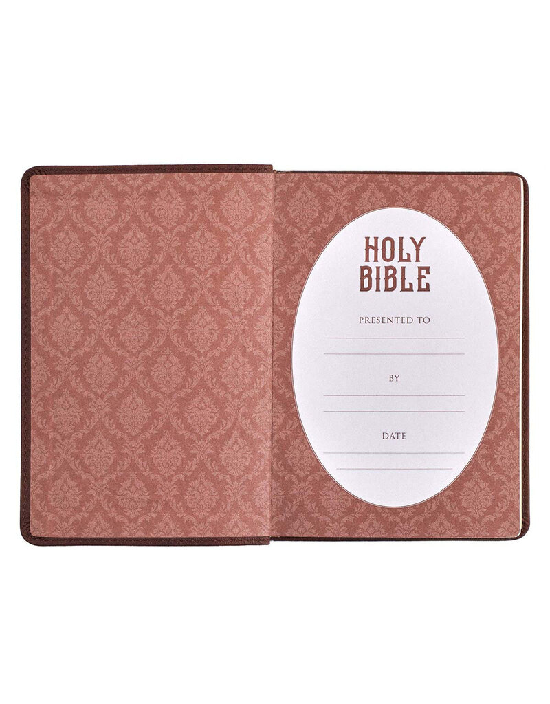 Compact Bible Dark Brown Leathersoft