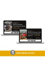 NEW 2nd Editions Bundle: 1 Year CDX Online Access to Fundamentals of Medium/Heavy Duty Commercial Vehicle Systems 2E AND 1 Year CDX Online Access to Fundamentals of Medium/Heavy Duty Diesel Engines 2E