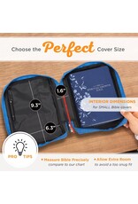 Canvas Value Bible Covers with Ichthus Patch
