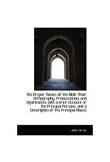 Proper Names of the Bible