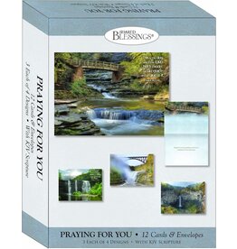 Waterfalls Praying for You Cards