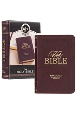 Burgundy Faux Leather King James Version Pocket Bible