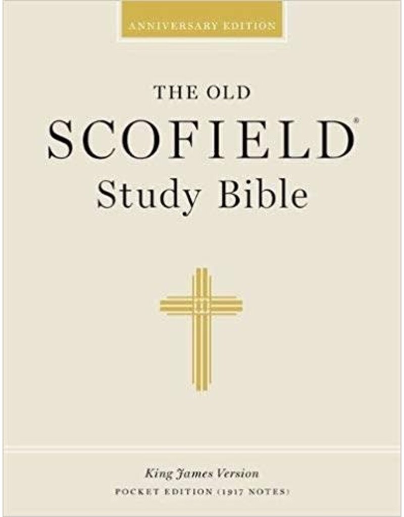 Old Scofield Study Bible KJV Pocket Edition Black Zipper Duradera