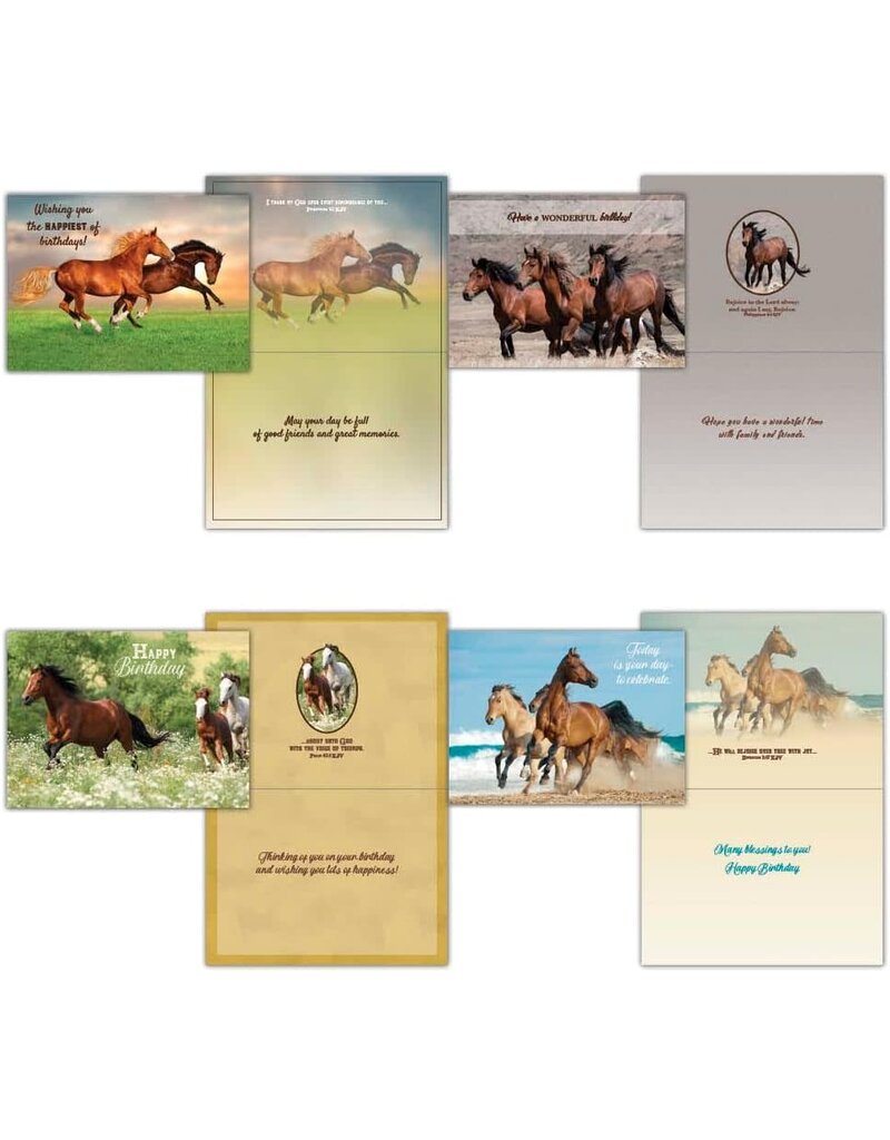 Wild Horses Birthday Cards