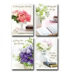 Lustrous Birthday Boxed Cards