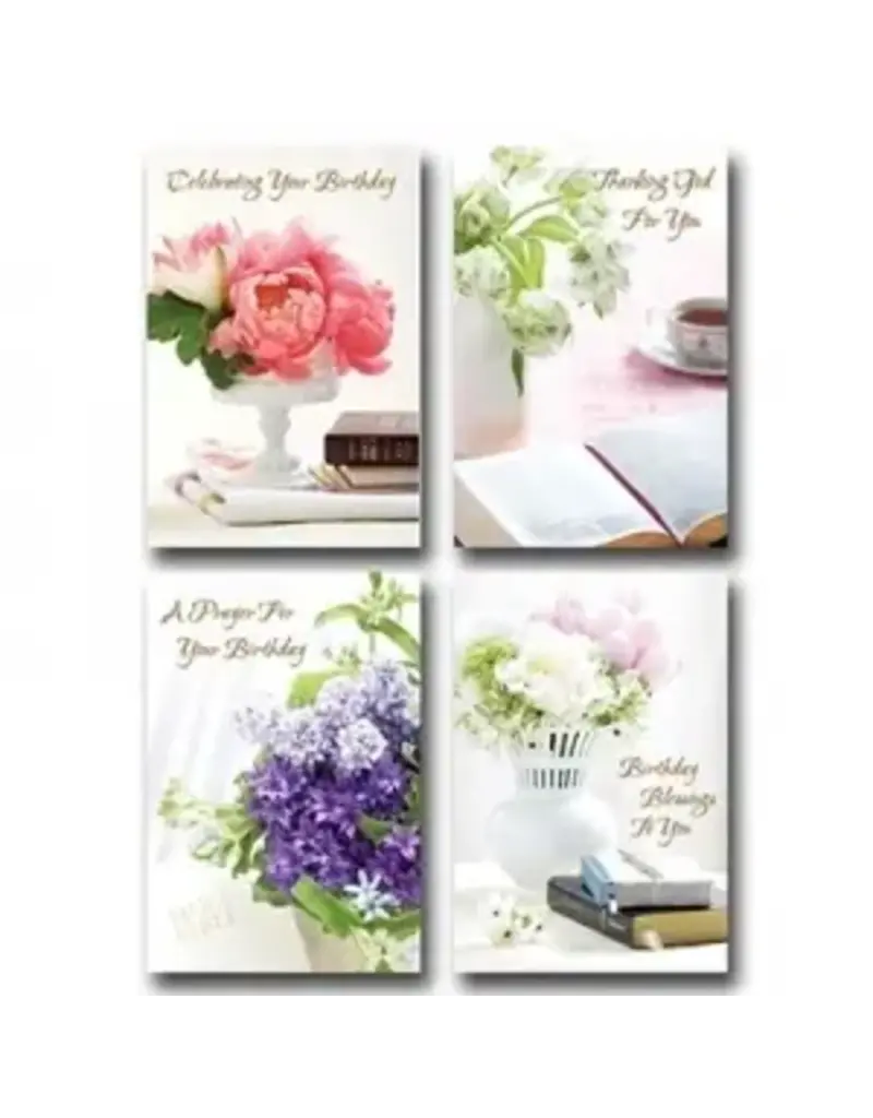 Lustrous Birthday Boxed Cards
