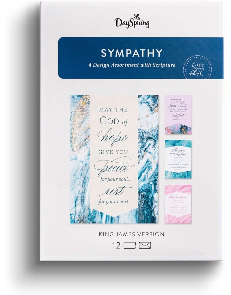 Marble Sympathy Cards