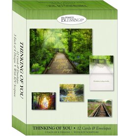 Peaceful Paths Thinking of You Cards