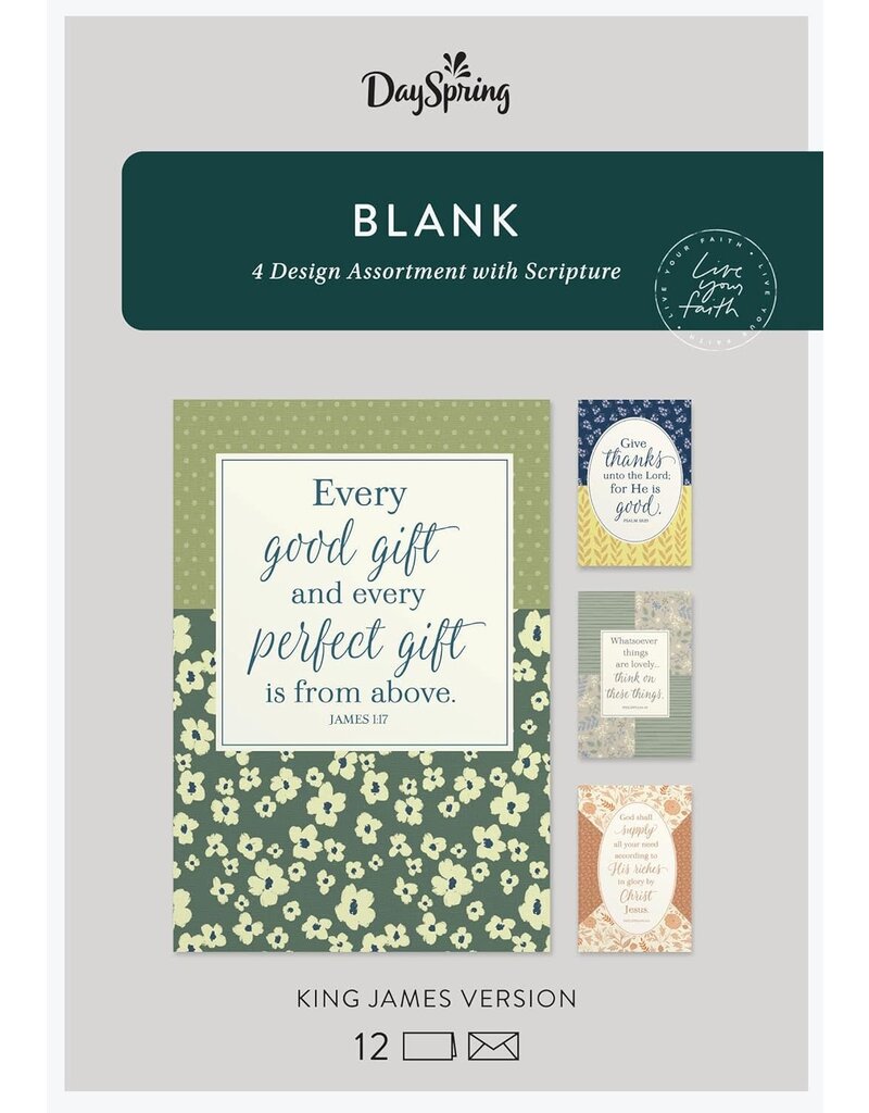 Every good gift and every perfect gift blank boxed cards