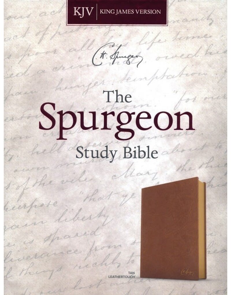 Holman Spurgeon Study Bible Tan Leathertouch
