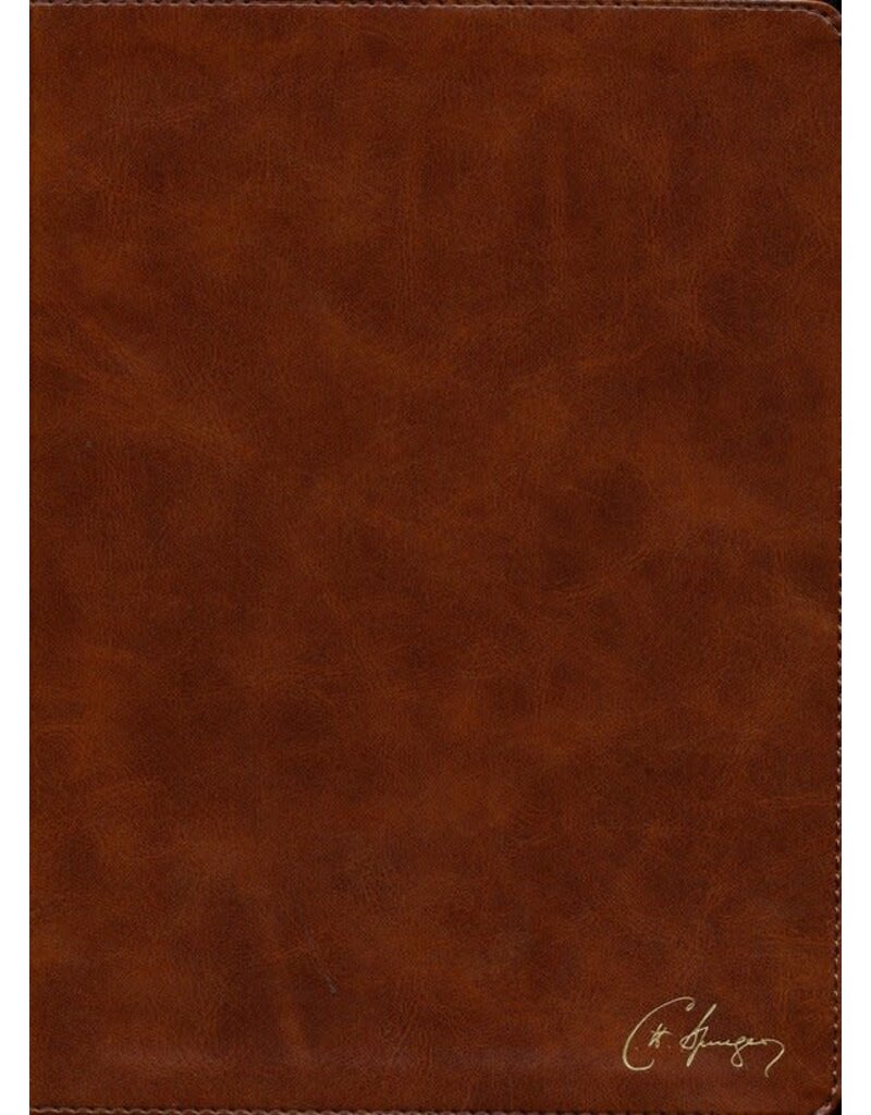 Holman Spurgeon Study Bible Tan Leathertouch